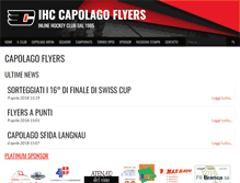 Tablet Screenshot of capolagoflyers.ch